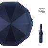 Ten-Bone Automatic XL Sunshade Umbrella: Dual-Use, Rain or Shine, Folding Sun Umbrella with Black Glue Coating.