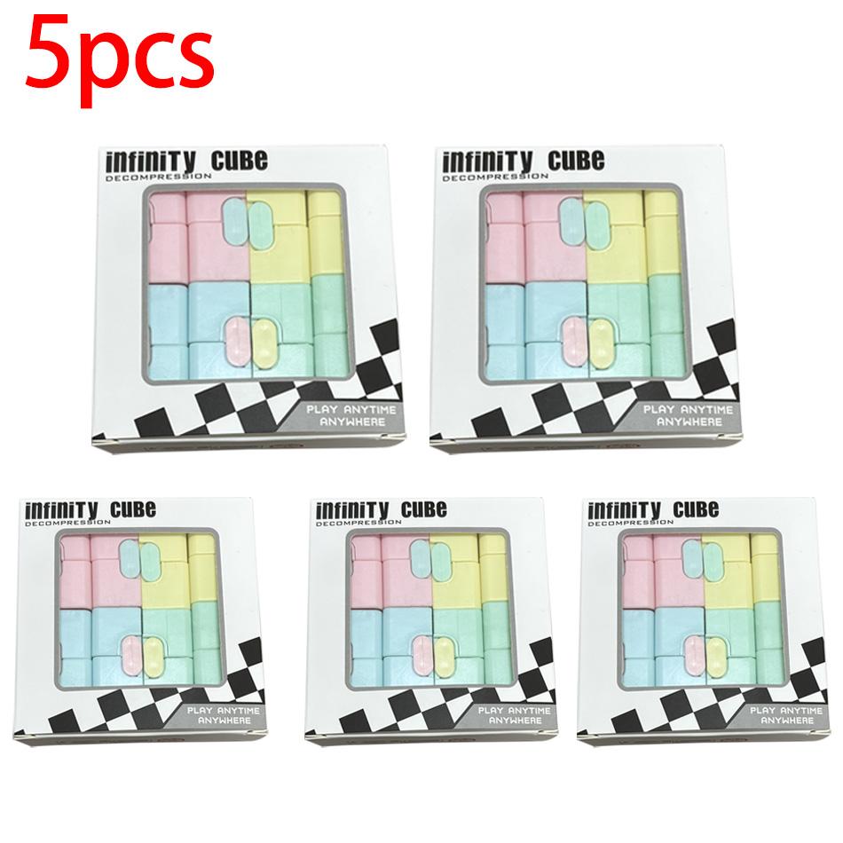 New Puzzle Cube Durable Exquisite Decompression Toy Infinity Magic Cube For Adults Kids Fidget Toys Antistress Anxiety Desk Toy