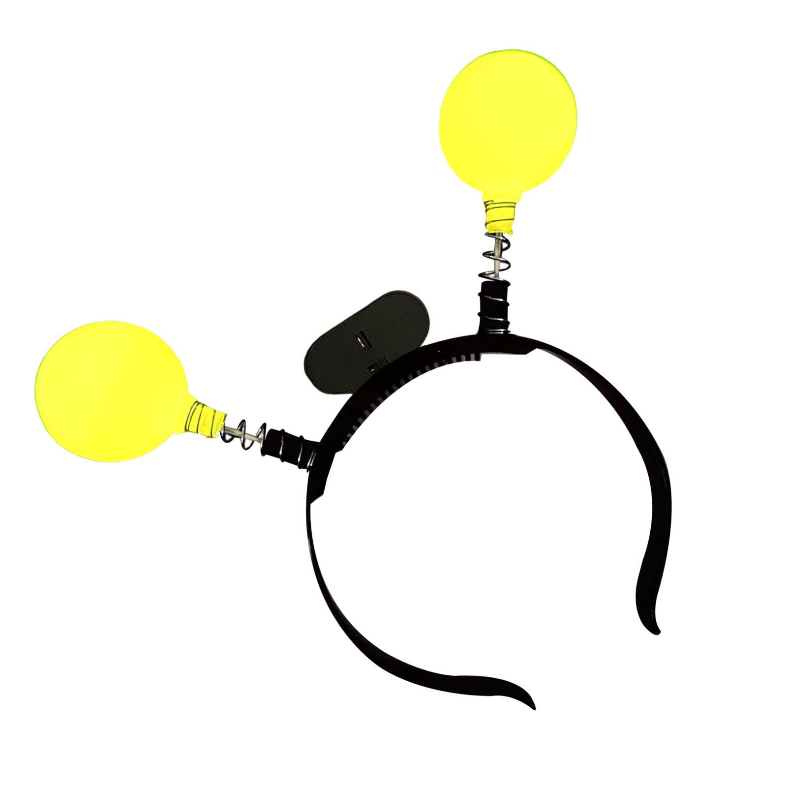 

Светящийся весенний ободок с полимерными шариками, на кнопочном элементе питания, весенние дизайны для детей, взрослых, фестивальные праздничные реквизиты жёлтый