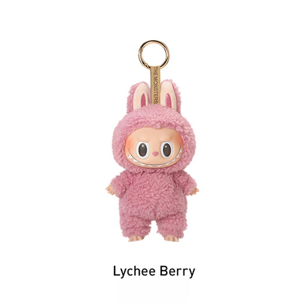 Mini Cute Labubu The Monsters Dolls Cardiac Macarone Kawai Guess Bag Figure Model Bag Keychain Decor  Replica for Xmas Gift