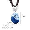 MINISO Anime Movie Princess Moana Necklace Cosplay Handmade Braided Leather Rope Necklace for Women Girl Jewelry Prop Accessories