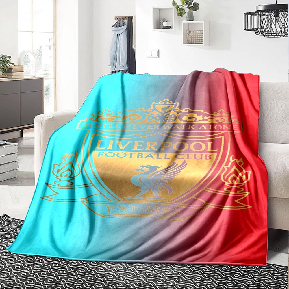 Liverpool Blanket Soft Warm Cozy Perfect for Office Couch Chair for All Seasons Digital Print Ideal Gift for Friends Family Couples Picnic
