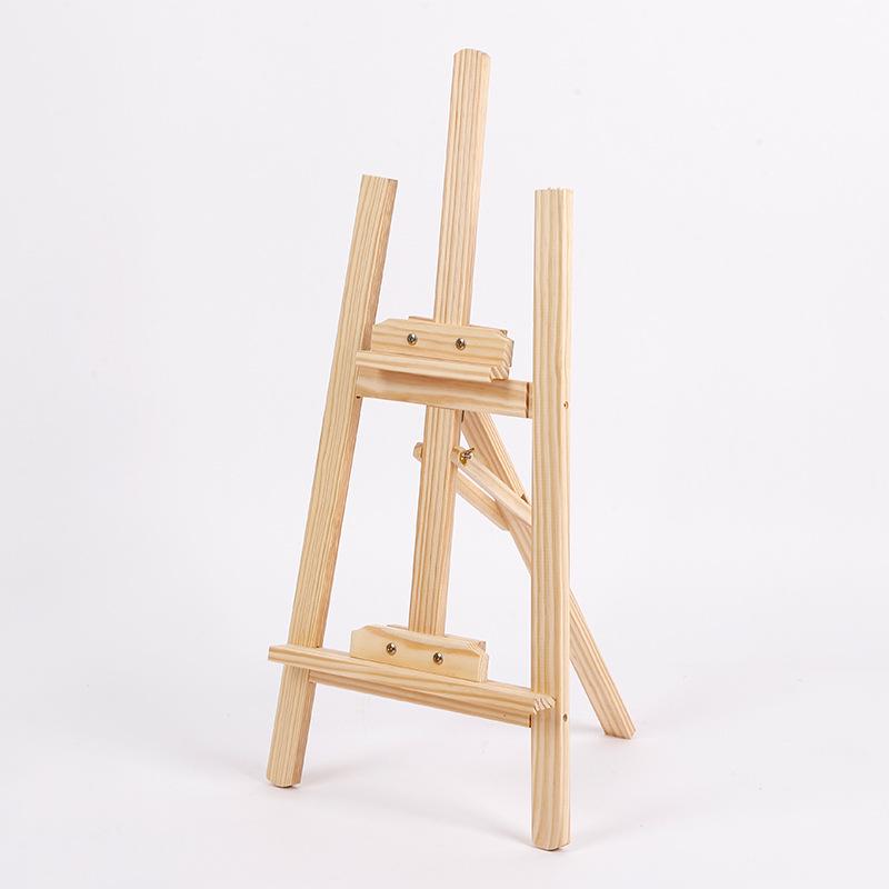 Natural Pine Wood Wedding Picture Frame & Easel Display Stand