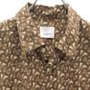 Burberry Overall Handle Long Sleeve Cotton Shirt M Brown Men's Used