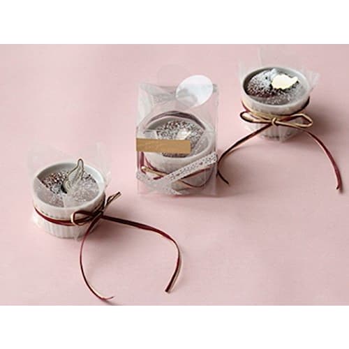 Cotta Souffle Small, White, 6.8mm Diameter X 4cm Height, 53981, Pack of 10