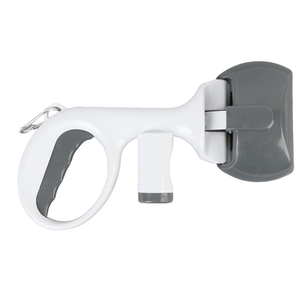 Portable Dog Waste Picker Pet Poop Grabber Cleaning Tool for Outdoor Walking Camping Picnic Grey