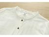 Japanese Style Women's Long Sleeve Lace Collar Shirt: Double Layer Cotton Gauze Loose Blouse