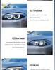 LED Daytime Running Lights & Ozum Laser Bi-Xenon Lens Headlight Assembly for 2011-2017 BMW 5 Series.