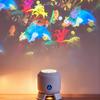 Led Ocean/Snowflake Projector Light 360 Degree  Rotating Dynamic Night Light Rechargeable Usb Powered Ambient Lamp Decorative Lighting