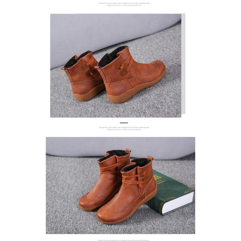 Außenhandel grenzüberschreitend große Damenschuhe neue europäische und amerikanische Martin-Stiefel sportliche Schnür-Kurzstiefel Damenstiefel