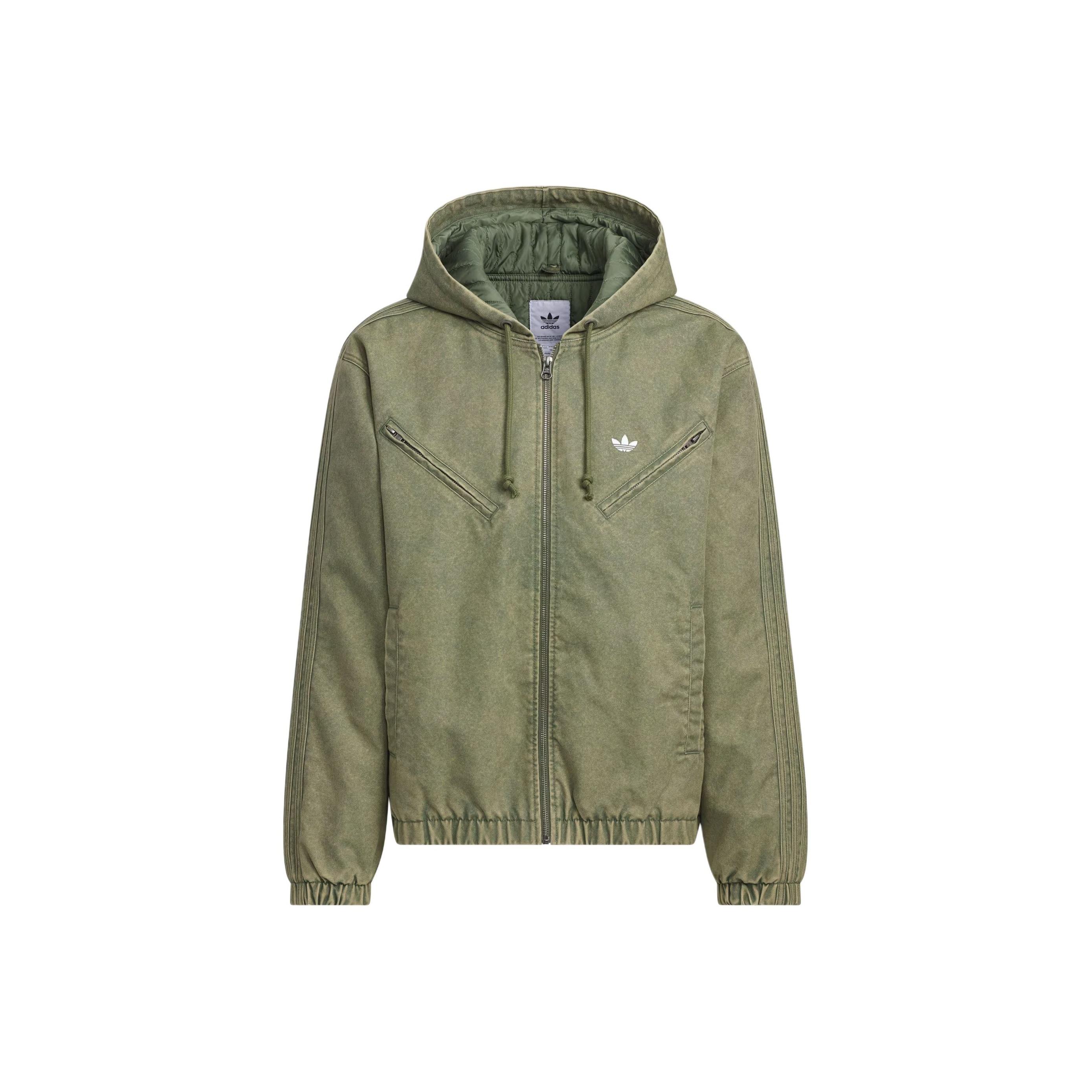 

Adidas Оригиналы FW25 Пре Эсс Спорт Теплая Свободная Толстовка на Молнии из Хлопка Унисекс Куртка KC2641 XL