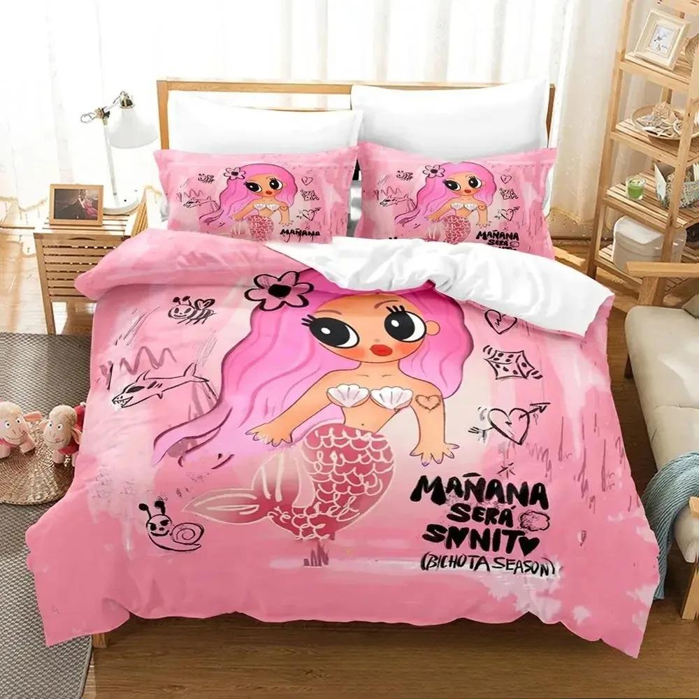 3D Print Karol G Manana Sera Bonito Bica Bedding Set Twin Queen King Size Duvet Cover Pillowcase for Boys Girls