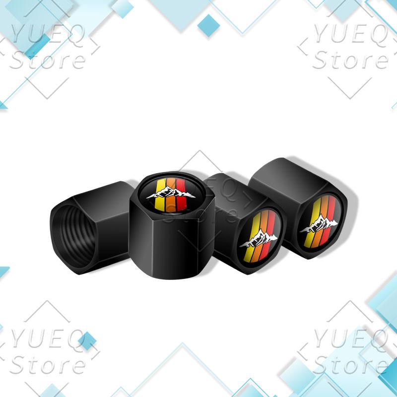 4Pcs Three-color Emblem Logo Car Wheel Tire Valve Stem Caps For Toyota TRD Tacoma Tundra 4Runner Highlander RAV4 Tyre Covers