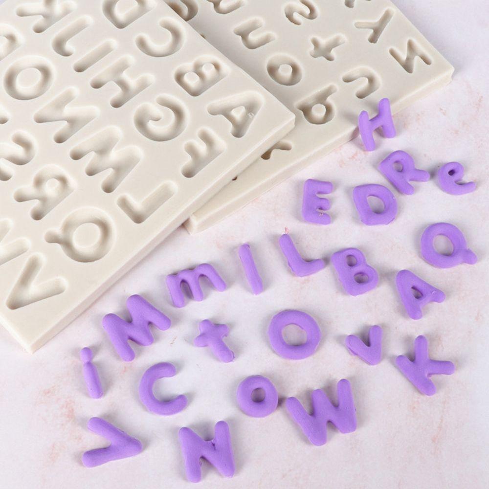 Alphabet for Chocolate Lowercase Fondant Tool Letters Molds Cake Decorations Chocolate Mold