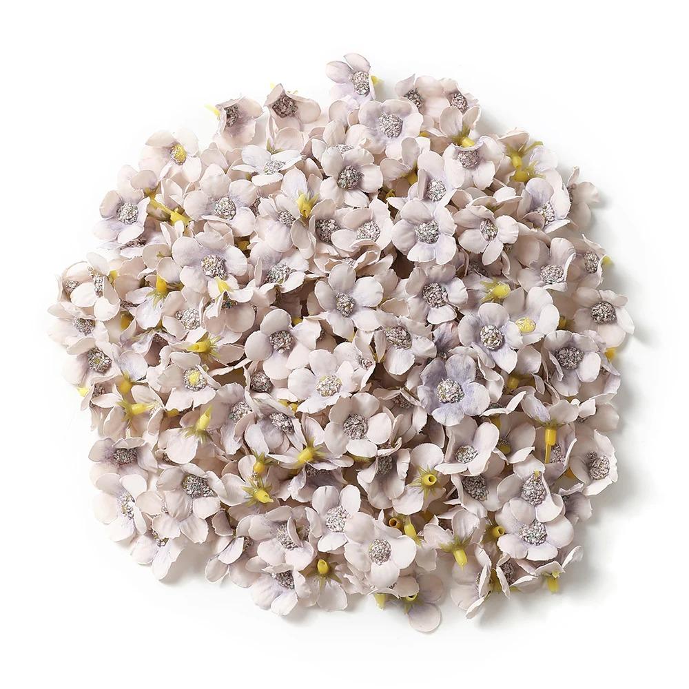 50/100Pcs Silk Artificial Daisy Flower Head For Flower Wall Plant Wedding Home Room Decoration DIY Garland Valentine'S Day Gift