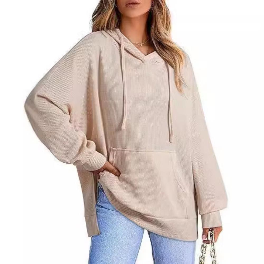 Women s Fall/Winter Hooded Sweatshirt Women s Fashion Fleece-Lined Hoodie Female Sweatshirt S