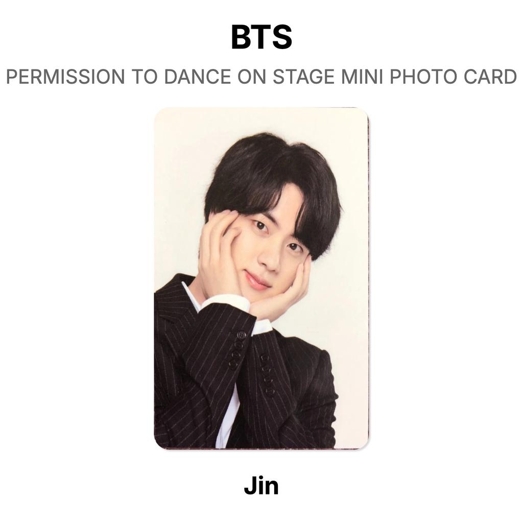 BTS PERMISSÃO PARA DANÇAR NO PALCO MINI CARTÃO FOTOGRÁFICO Fotocarteira Oficial