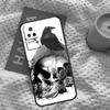 Raven Dark Crow Skull Case For Xiaomi 13 14 15 Ultra 11T 12T 13T 14T Pro POCO X7 Pro X3 X5 F5 F6 M6 X6 Pro Cover