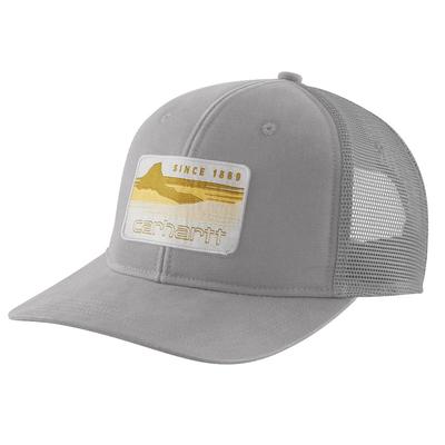 Casquette Homme Taille Unique Carhartt Canvas Mountain Patch, Asphalte,