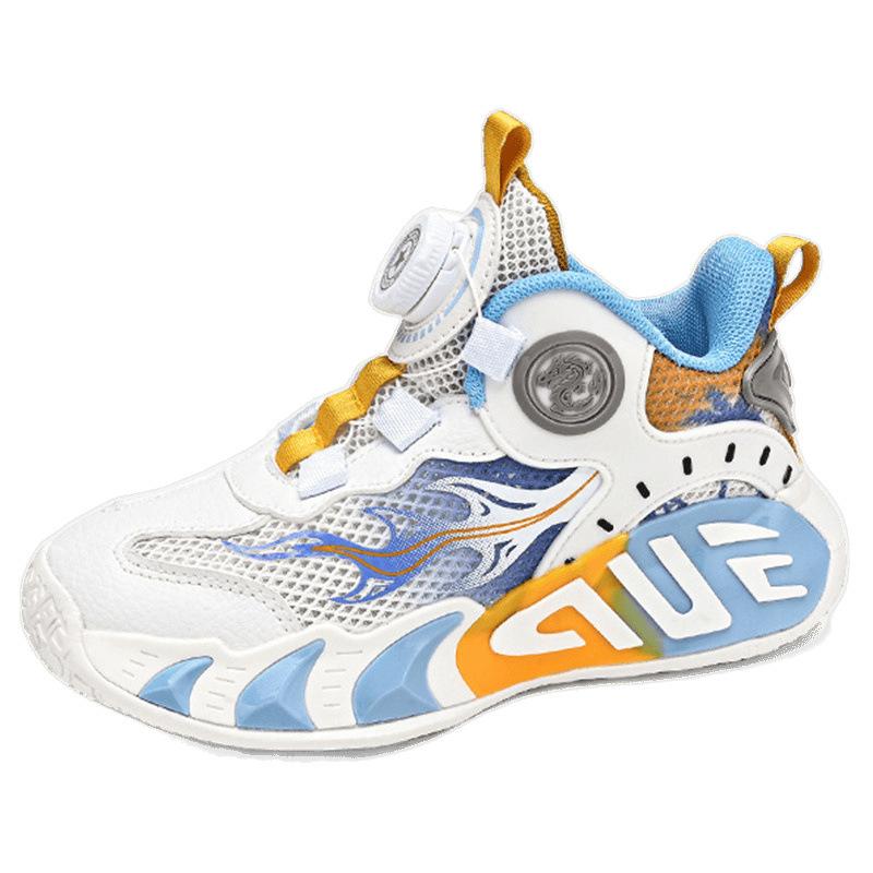 Boys' Sports Shoes Summer Mesh Breathable 2025 New Children's Shoes Medium and Older Boys Running Basketball Net Shoes