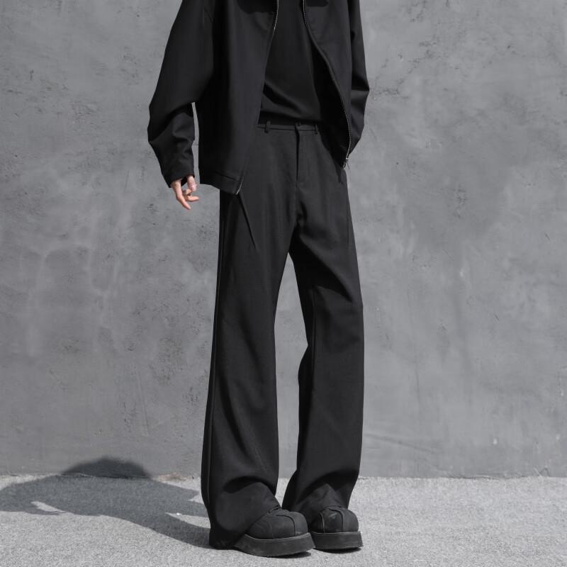 SWAMP AREA Men's KS54 Draped Flared Suit Trousers
