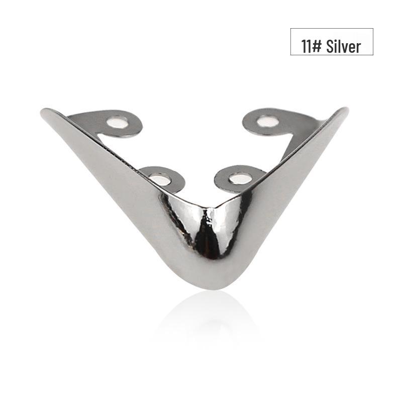 Women's Pointed Toe High Heel Protector - Leather Anti-Kick Decorative Cover with Metal Cap for Shoe Protection.