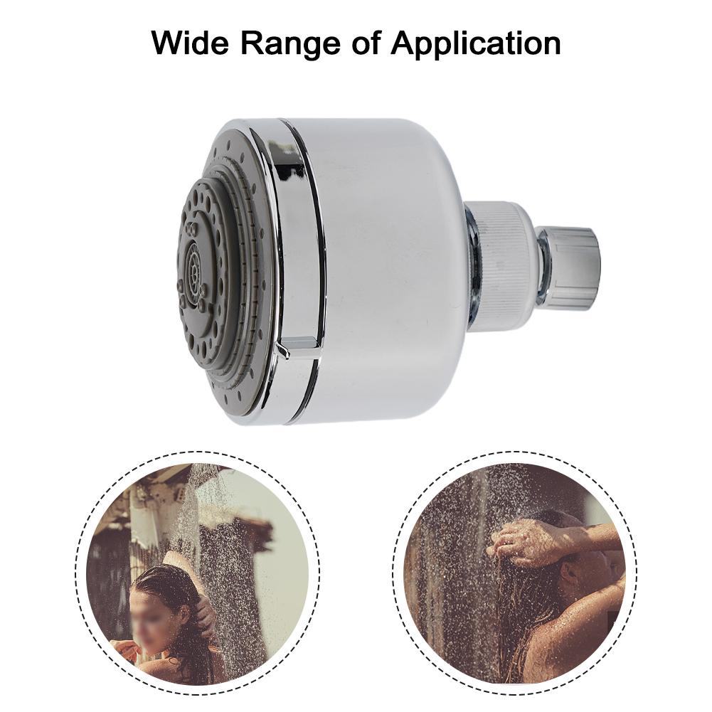 Bathroom Shower Head Multifunction Pressurized Removable Rotating Shower Head Top Sprinkler 5-setting Adjustable