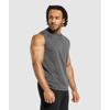 Gymshark Heritage Washed Cut Off Tank Onyx Grey A5a9p Gb8n