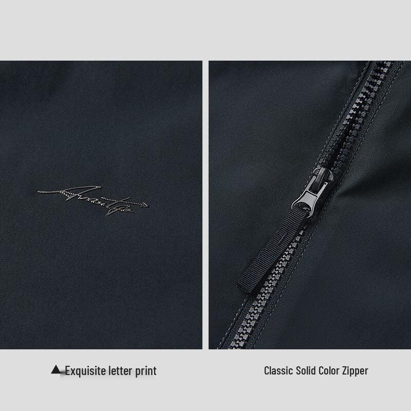 HLA Herren Leichte Business Casual Stehkragen Wattierte Jacke