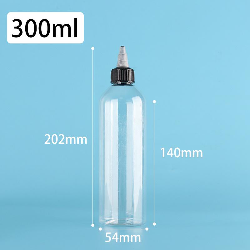 PET Jelly Bottle with Rotating Cap - Liquid Pigment Dropper, Refillable, Available in 60/80/100/200ml Sizes