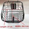 Iron Bicycle Hanging Front Basket  Children's Folding Bike Accessories