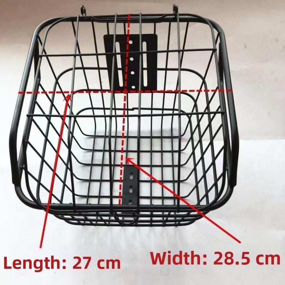 Iron Bicycle Hanging Front Basket Children's Folding Bike Accessories