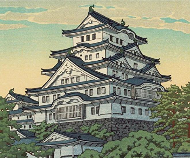 

KOIKI Paper Wallet Bifold Wallet with Card Slots and Himeji Castle Design