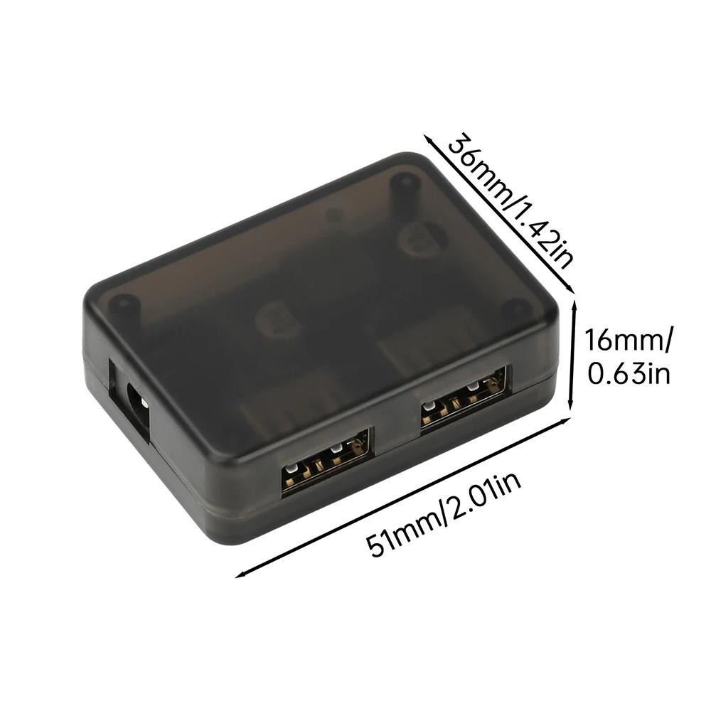 9V/12V/24V to 5V 5A charging module DC-DC step-down module car USB charger dual USB output with shell DC5.5*2.1MM