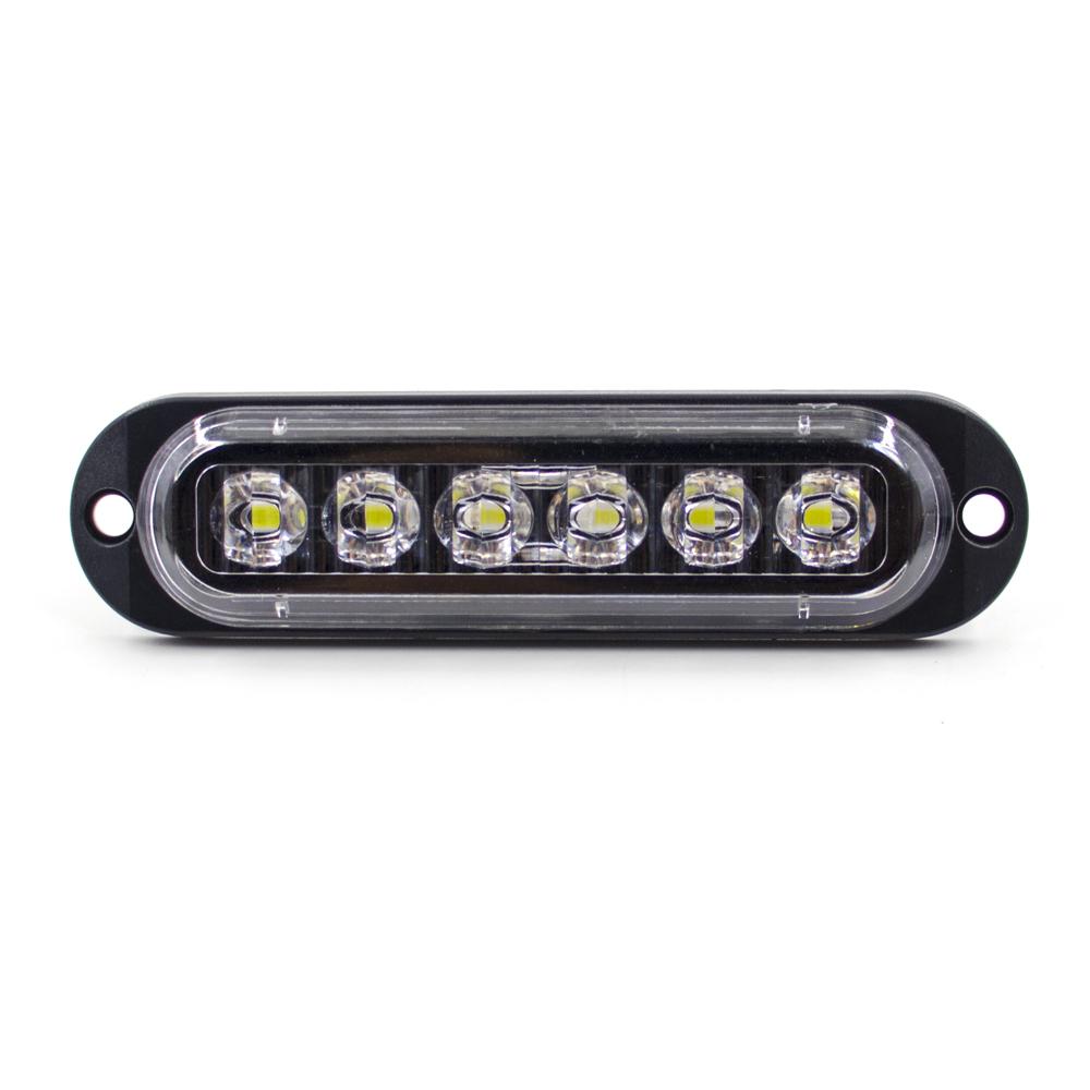 4/10pcs 6 LED 12V -24V External Side Marker Warning Tail Light Clearance Lamp Light Bar Car Truck Trailer RV Lorry Caravan ATV Bulbs 7