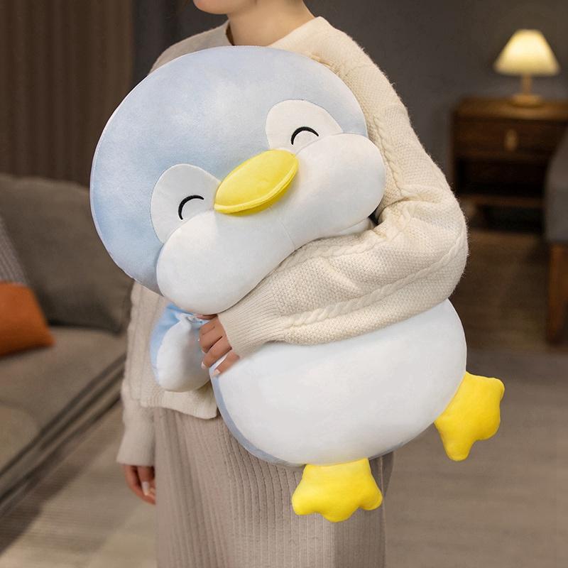 1 st 30 cm-55 cm Kawaii Pingvin Plyschdocka Mjuk Uppstoppad Tecknad Djurleksak Söt Djur Födelsedags Julklapp till Flickvän