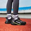 Erke Childrens Shadow 3 Magic Rotation Technology Fluorescent Line Gradient Test Running Shoes Kids sneaker Gray Black 65125303040-102
