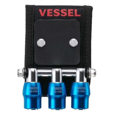 Quick Catcher Triple Holder with Magnet, Blue, QB-10MB3B