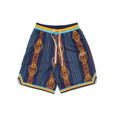Printed Basketball Training Shorts Men Bottoms Blue BV9444-492