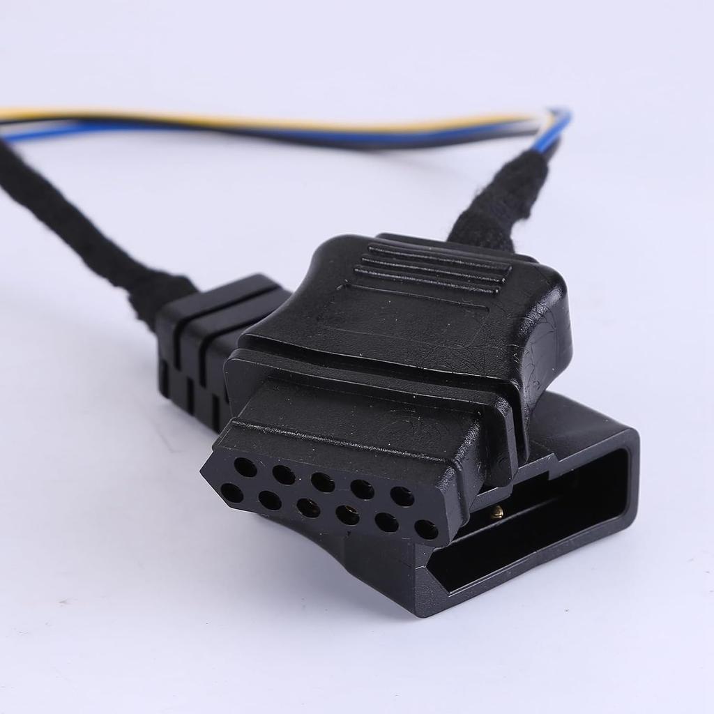 3 Pin Low and Truck Side Wiring Harness 3 Plug Repair End Set Compatible for Western Fisher Snow Plow Side Control Wire Harness Kit 27063 26359