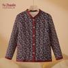 YUZHAOLIN Mid-aged & Elderly Women's Floral Padded Winter Jacket