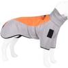 Veste Chaude en Duvet pour Chien Automne Hiver Imperméable Manteau pour Grand Chien Réfléchissant Col Haut Vêtements pour Animaux de Compagnie pour Chiens Moyens et Grands