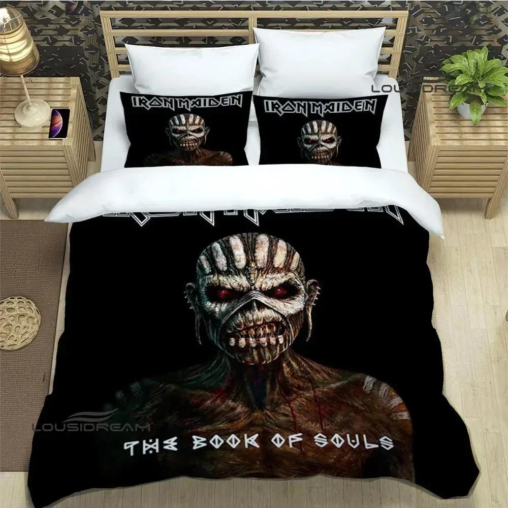 I-Iron-M-Maiden Bedding Sets Exquisite 3D Rock Band Bed Supplies Set Duvet Cover Comforter Set Bedding Set Rock Fans Gift
