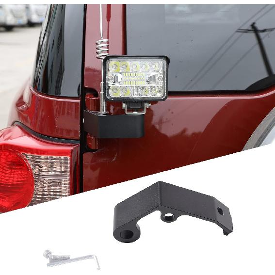 Držák antény pátých dveří a držáky pro montáž LED světla na kapotu pro Toyota FJ Cruiser 2007-2021