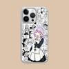 Anime Najimi Osana Mobile Phone Case for iPhone 17 16 15 14 13 12 11 Air Pro Max Plus Silver Plating Colorful Cover Luxury Cover