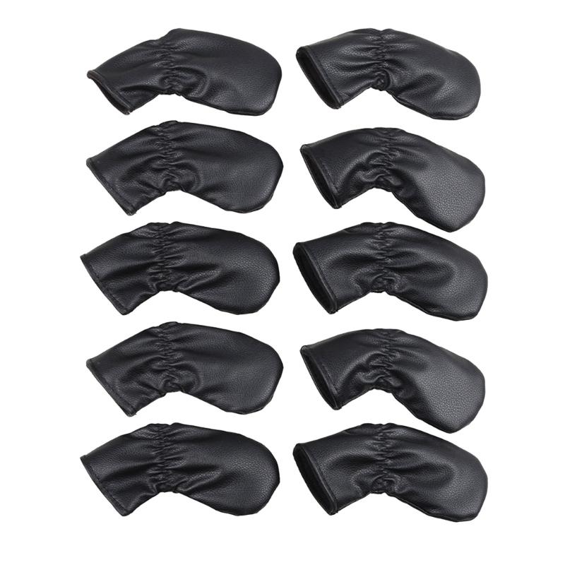 Waterproof Golf Putter Covers, Golf Iron Head Covers PU Leathers Golf Club Covers Iron Headcovers, Golf Club Head Covers