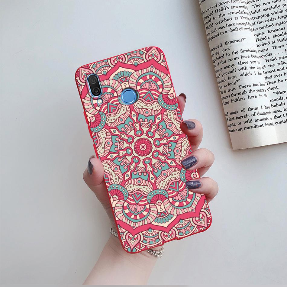 For Honor Play Case COR-L29 COR-L09 Phone Cover Stylish Flower Soft Silicone Matte Case Fundas For Honor Play Shockproof Bumper