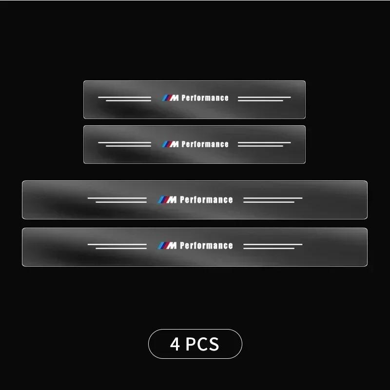 

X5 X7 Для BMW 4 шт. Автомобильная наклейка на порог Устойчивая к царапинам Прозрачная пленка Защитная Для BMW E46 E85 E60 F10 E39 F30 E36 F20 E87