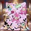 Gravity Falls 2D Flat Pattern Flannel Blanket High quality All Seasons Warmth and Comfort Perfect for Christmas Gifts.MMT0918298