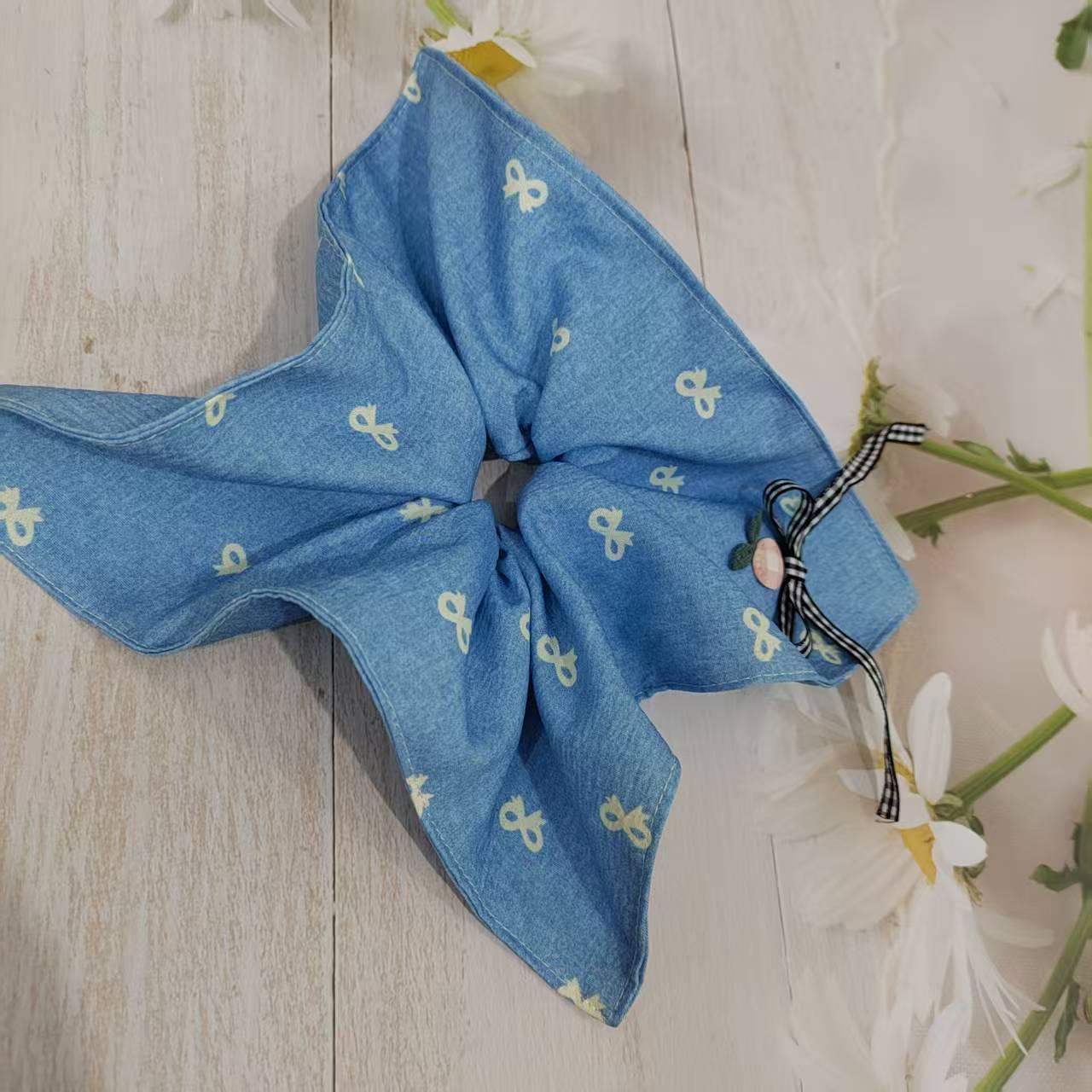 Chic French Style Handmade Square Scarf